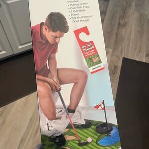 Mini Golf Toilet Game Set